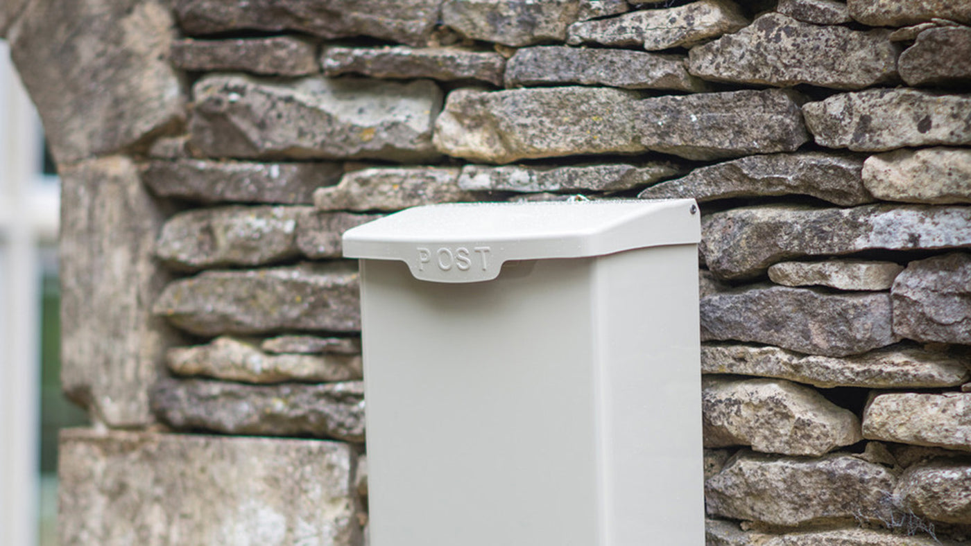 wall mounted post box