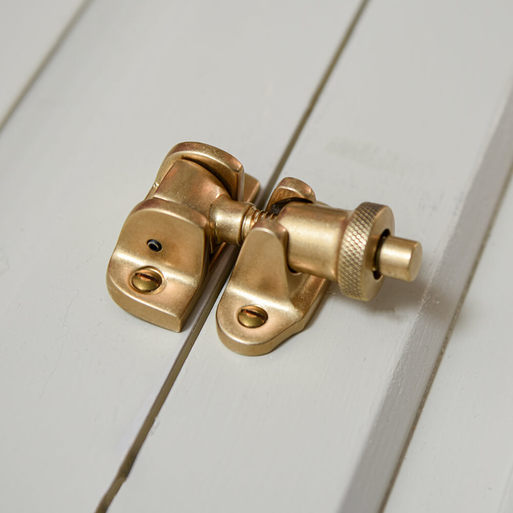 Sash window catch Brighton sash fastener Brass sash lock