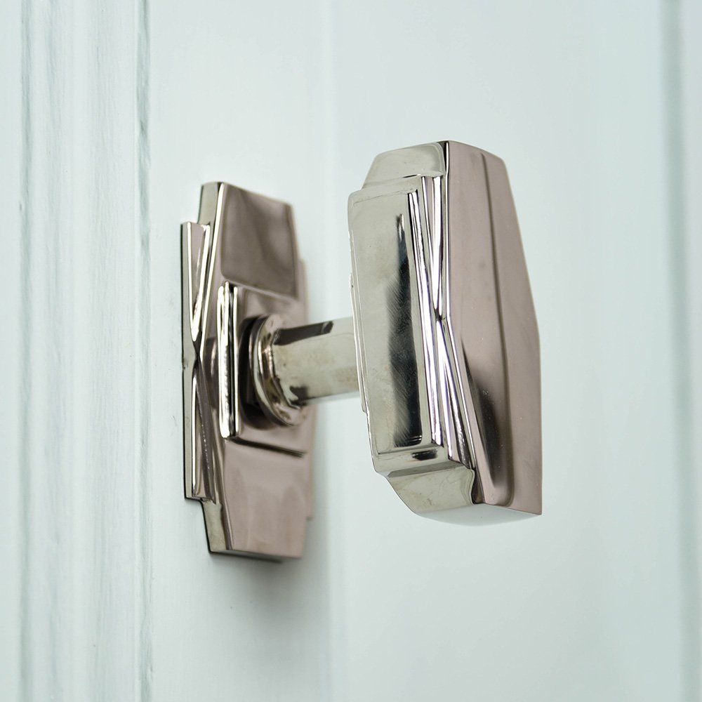 Door centre knob Art deco door pull Front door centre knob