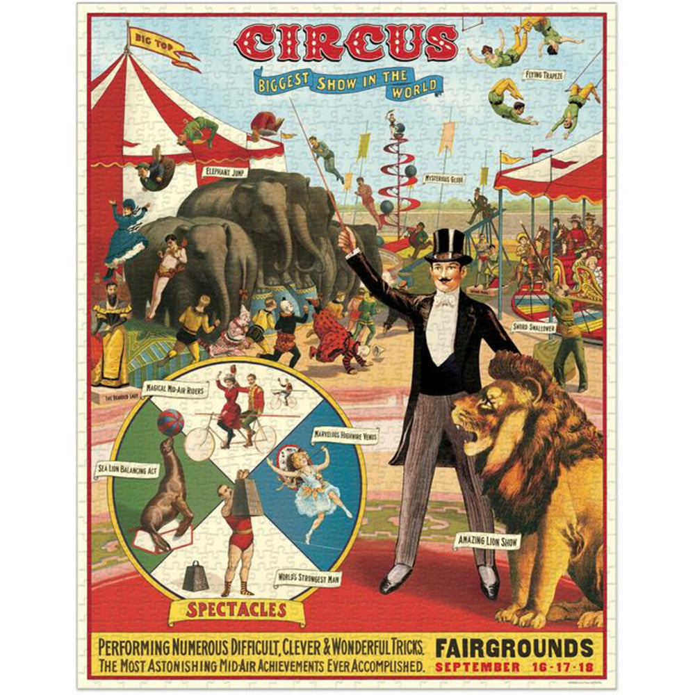 1000 Piece Vintage Style Circus Puzzle