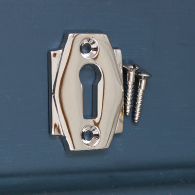 Art Deco Keyhole Cover with Screws