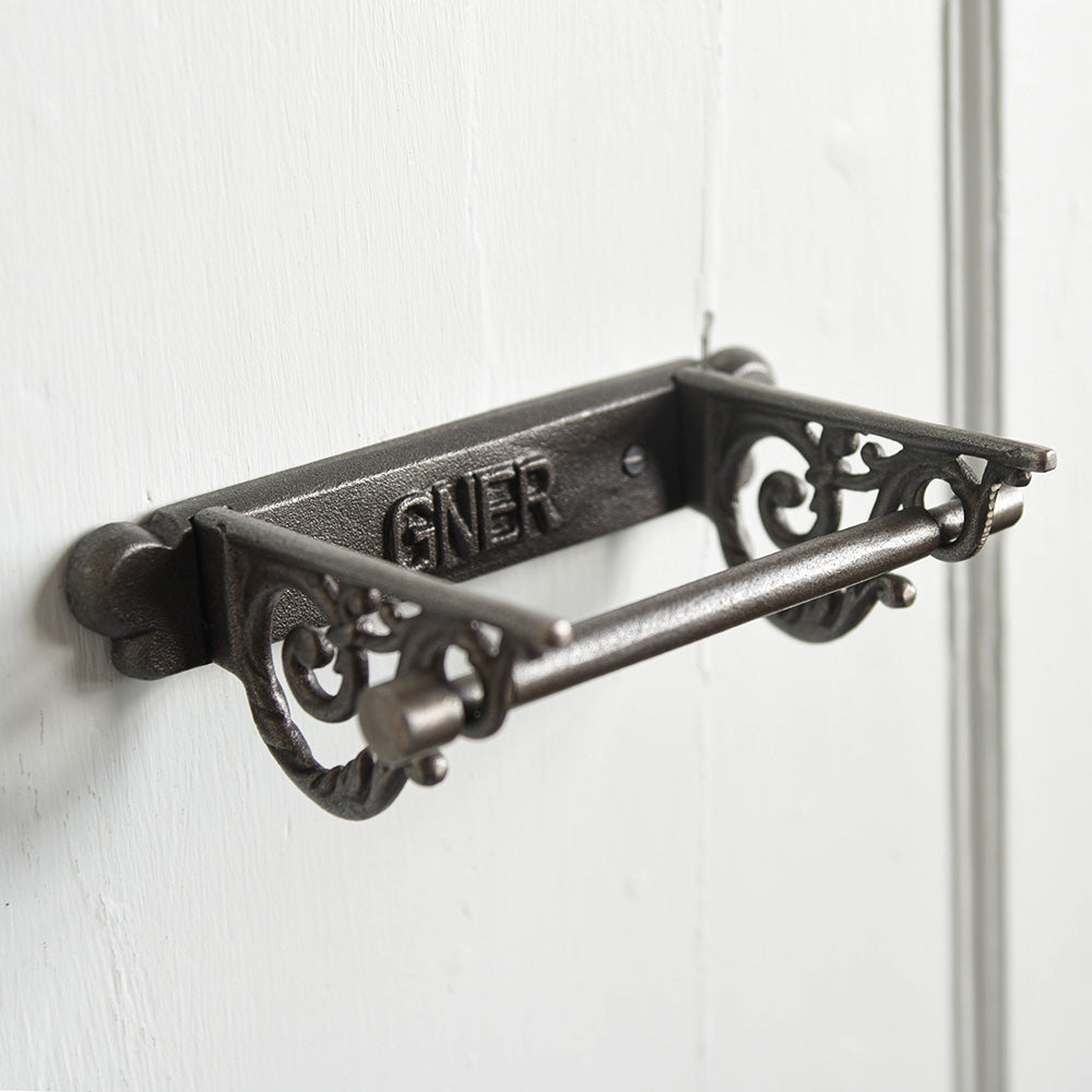 Decorative toilet Roll Holder Cast Iron Toilet Paper Holder