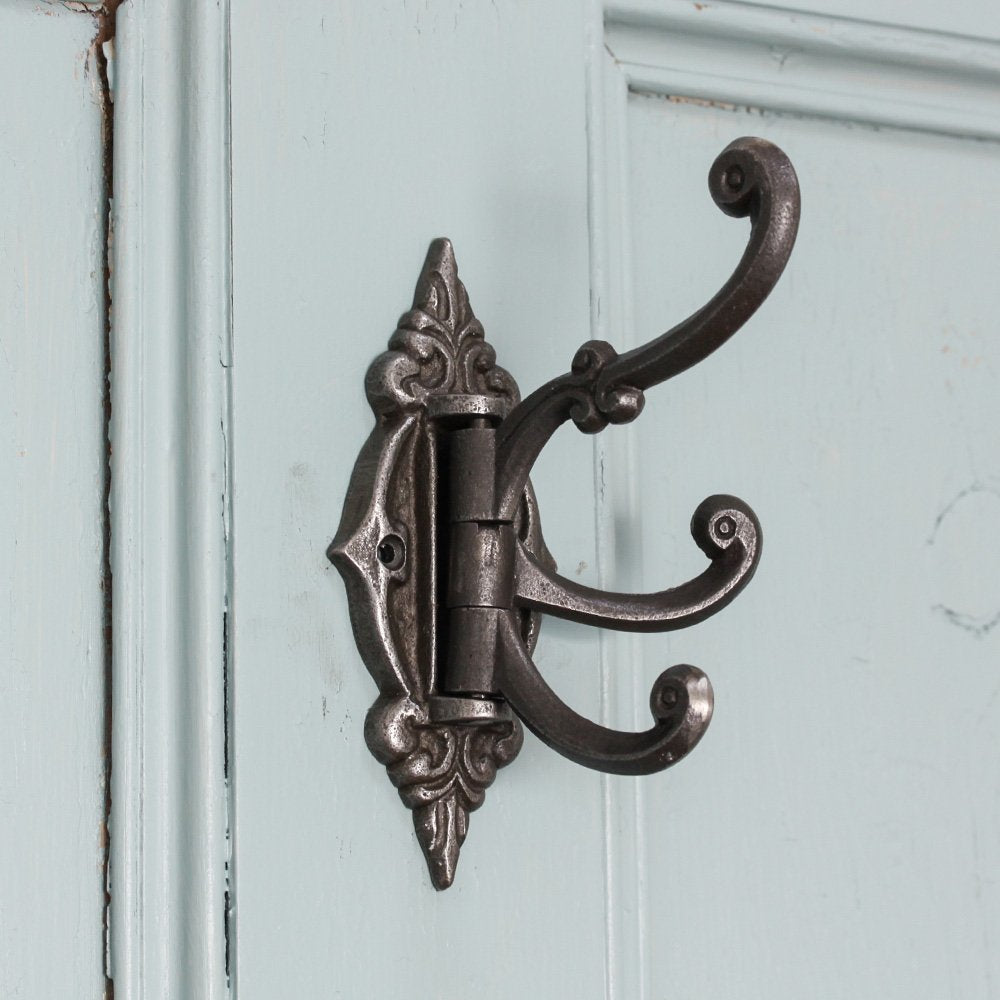 Recycled Wood & Iron Coat Hooks - 3