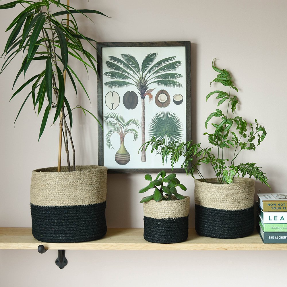 house plant pots uk Woven Plant Basket |Natural Plant Pots