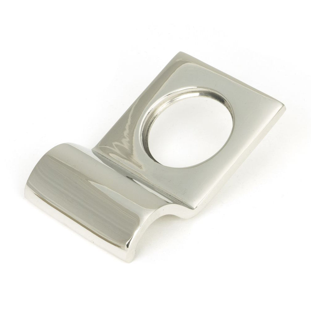 Polished Stainless Steel Square Cylinder Latch Pull