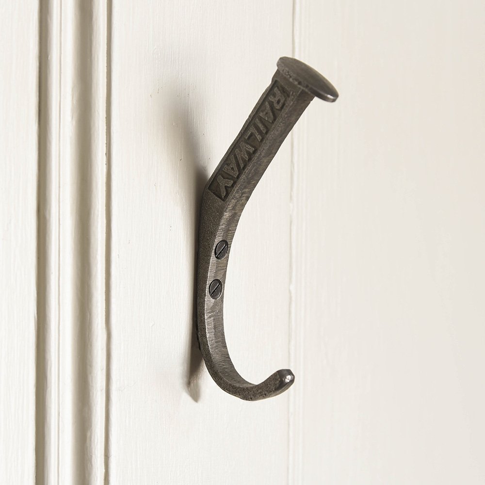 Wall Mounted Coat Hooks Railway Hook Cast Iron Hooks