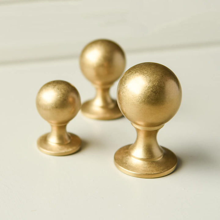 Vintage Style Kitchen Cabinet Knobs 12-Pack Gold Cabinet Knobs Brushed Brass, Zinc Alloy, 1.47" Diameter For Drawers & Cabinets Vintage Style Kitchen Cabinet Knobs 12-Pack Gold Cabinet Knobs Brushed Brass, Zinc Alloy, 1.47" Diameter For Drawers & Cabinets