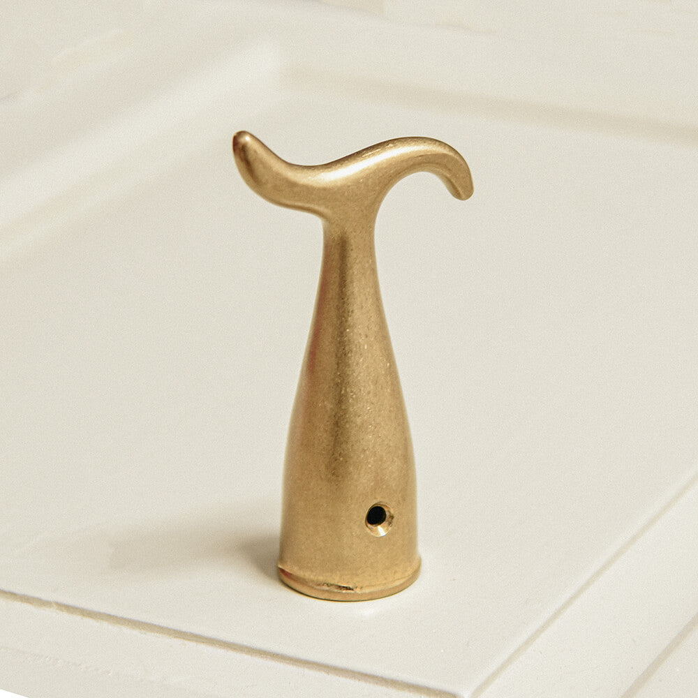 Pole hook - Window opening hook - Brass pole hook