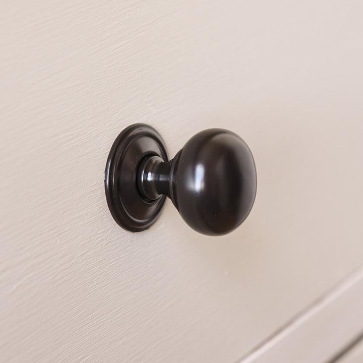 10 Pack Cabinet Knurled Knobs Matte Black And Champagne - View #5