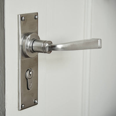 Stainless Steel lever handles with a euro lock