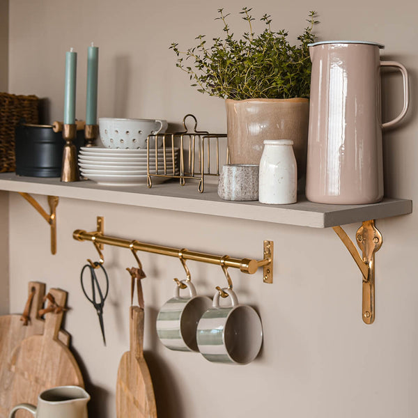 Brass Utensil Rail 'Ensemble'