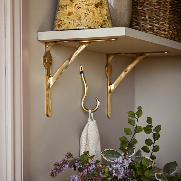 Polished Brass Workshop Bracket