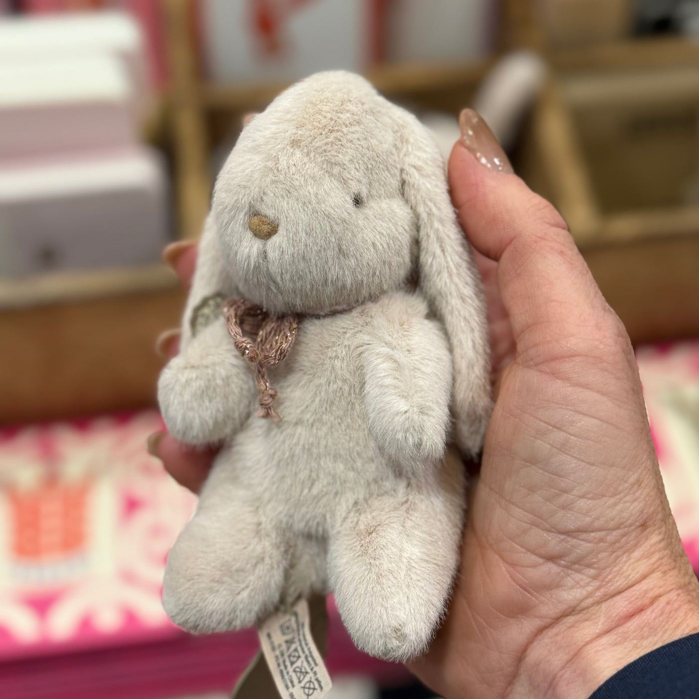 Mini Maileg Plush Bunny - Light Powder