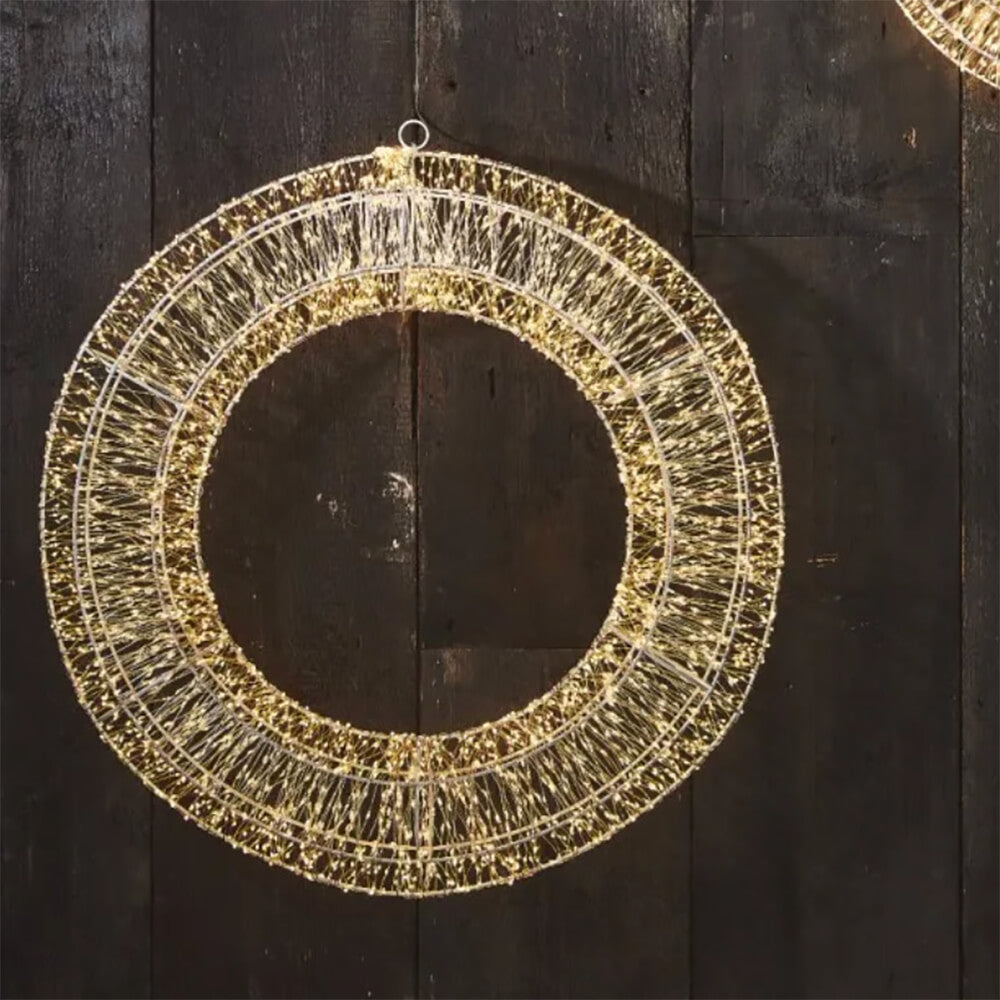 Galaxy Startburst Wreath - Silver