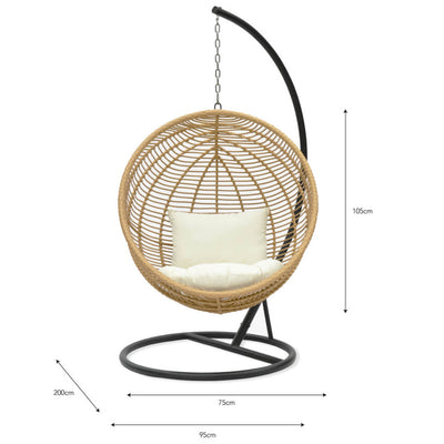 Hanging-Nest-Chair-Dimensions
