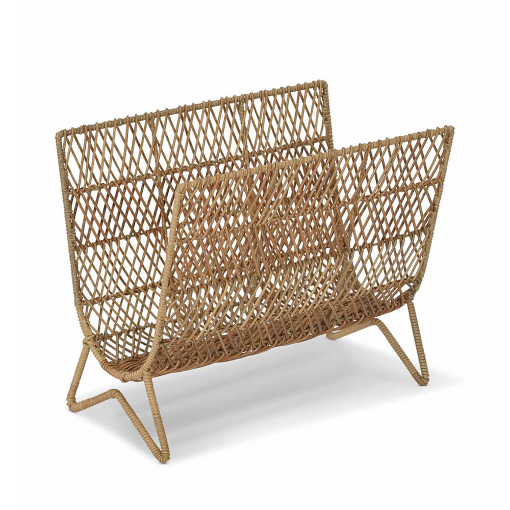 Magazine rack - Floor magazine rack - Rattan magazine rack