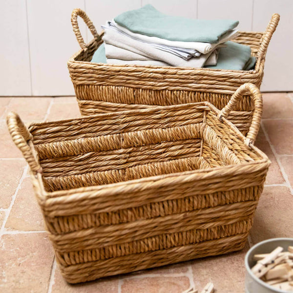 Bilberry Woven Rectangle Basket