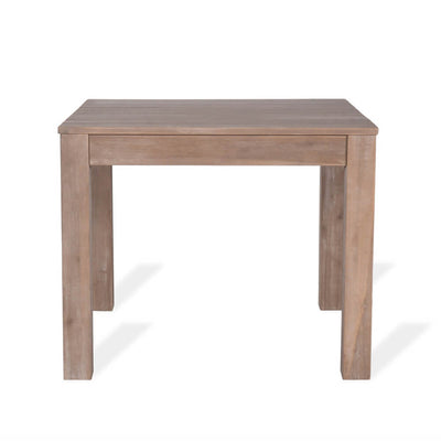 Wooden table seen clearly