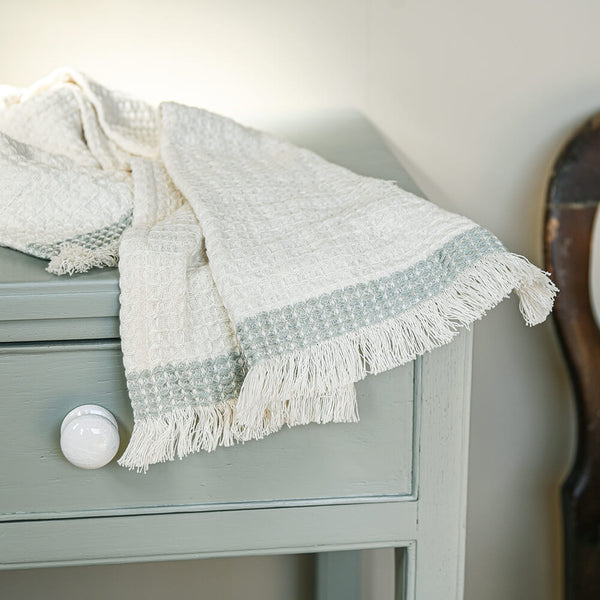 Rosemary Waffle Hand Towel
