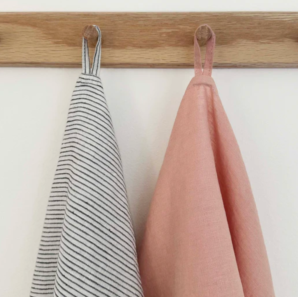 Linen Tea Towel - Set of 2 - Various Colours