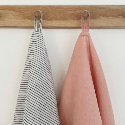 Linen Tea Towel - Set of 2 - Various Colours