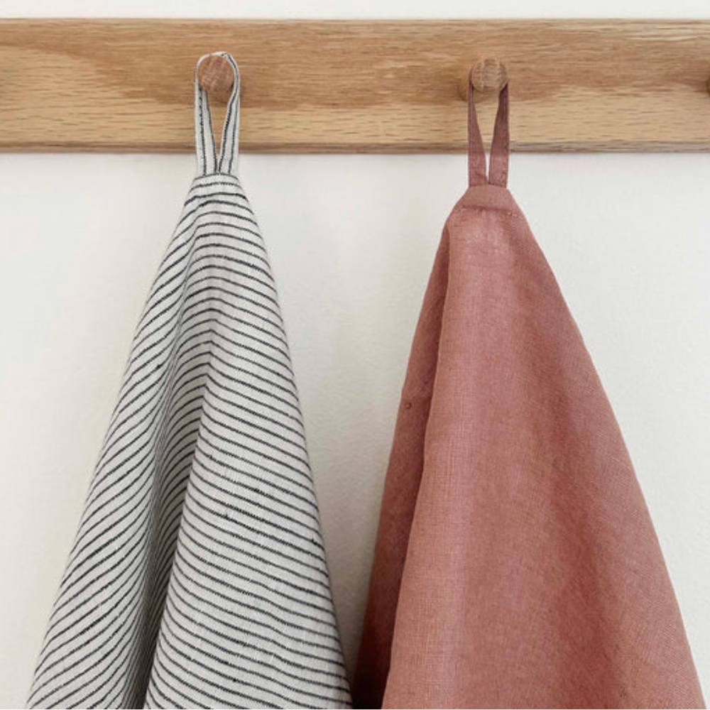 Linen Tea Towel - Set of 2 - Various Colours