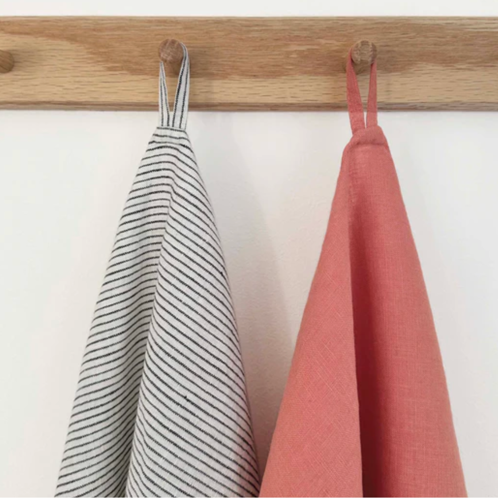 Linen Tea Towel - Set of 2 - Various Colours