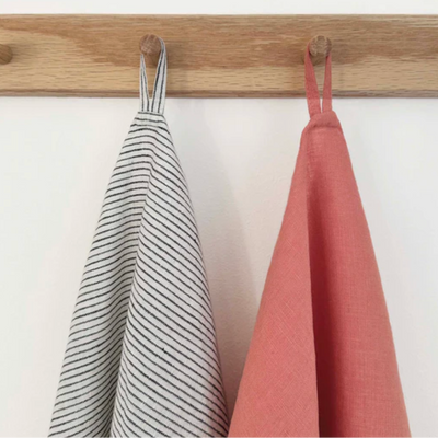 Linen Tea Towel - Set of 2 - Various Colours