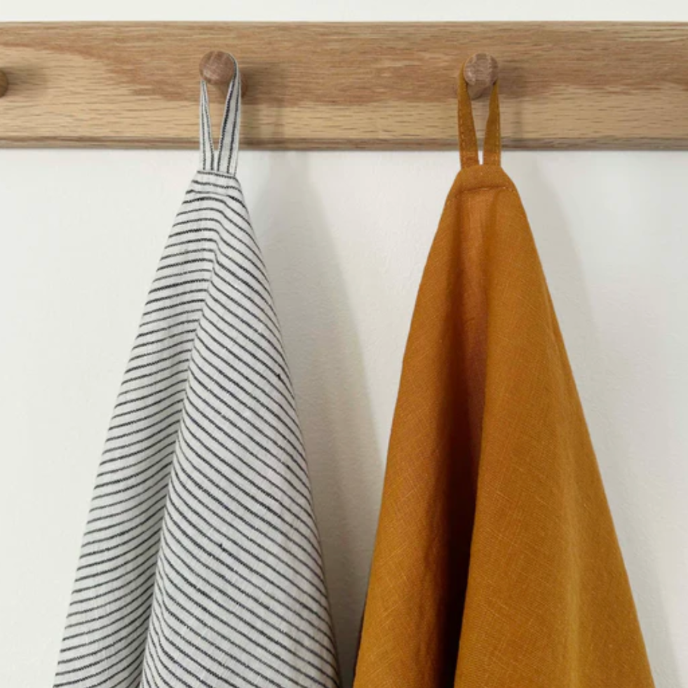 Linen Tea Towel - Set of 2 - Various Colours