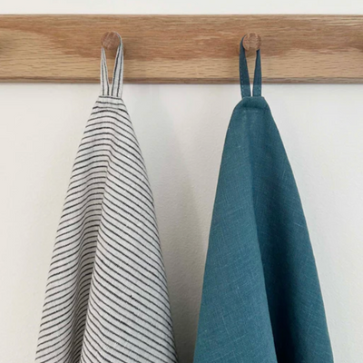 Linen Tea Towel - Set of 2 - Various Colours