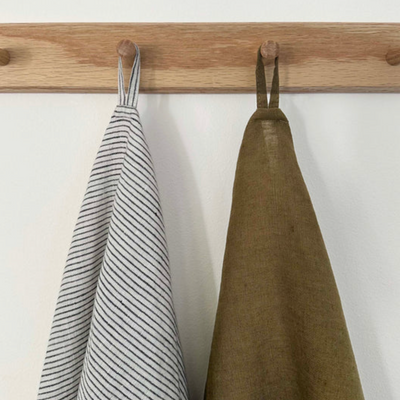 Linen Tea Towel - Set of 2 - Various Colours