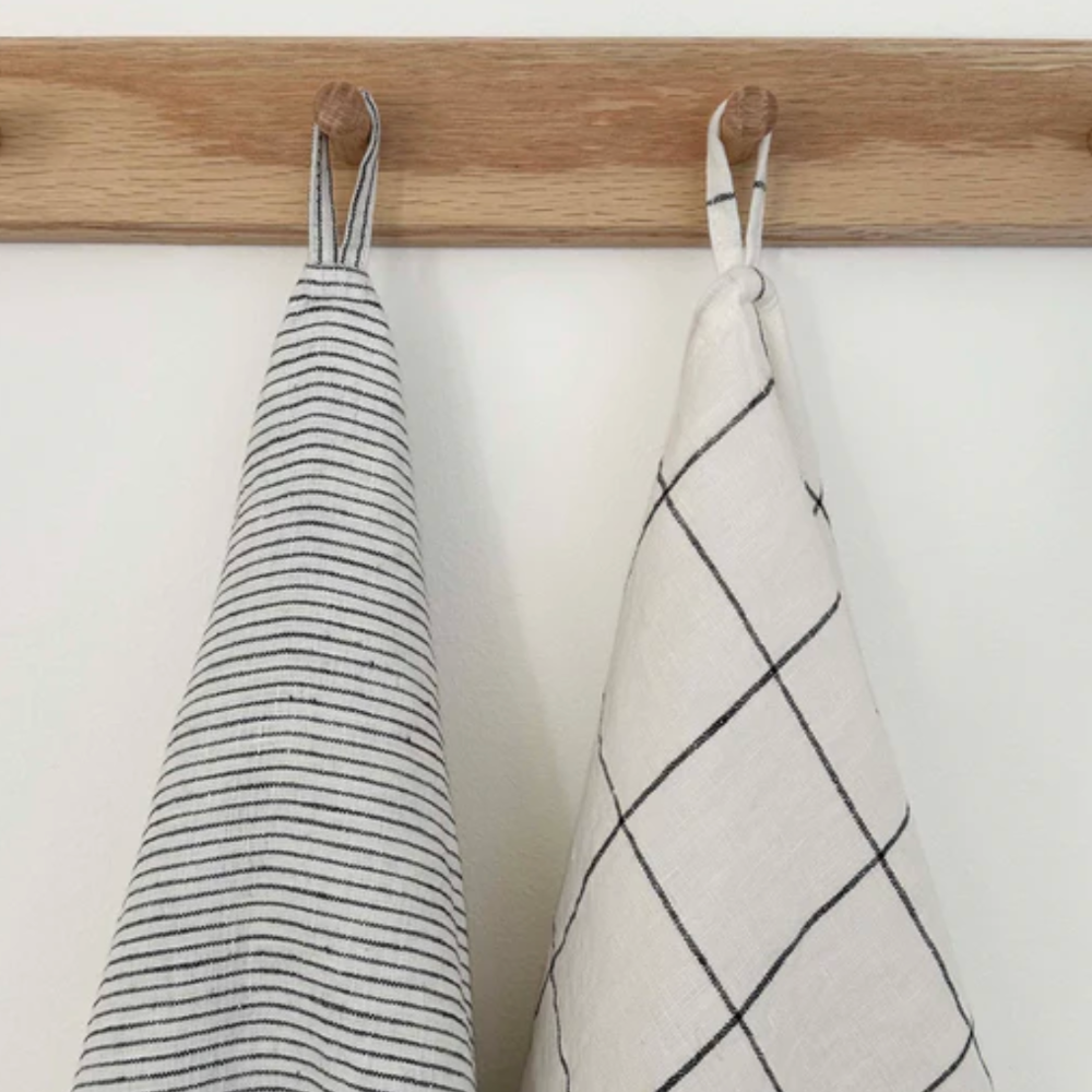 Linen Tea Towel - Set of 2 - Various Colours