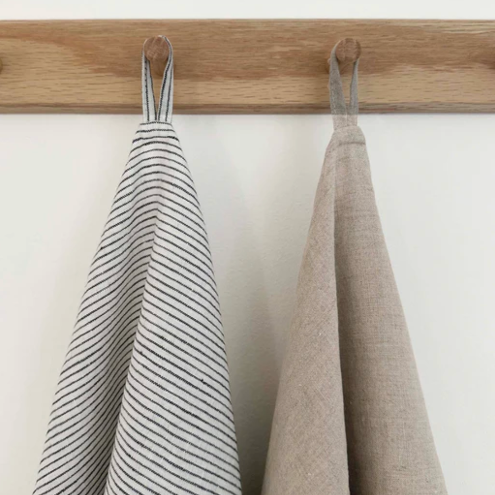 Linen Tea Towel - Set of 2 - Various Colours