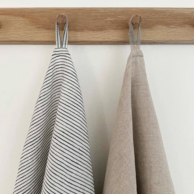 Linen Tea Towel - Set of 2 - Various Colours