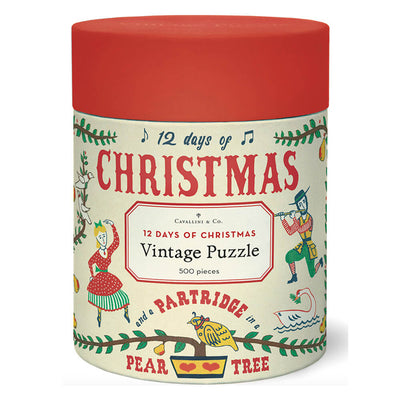Twelve Days Of Christmas Jigsaw - 500 Piece Puzzle