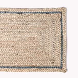 Cove Blue Jute Doormat