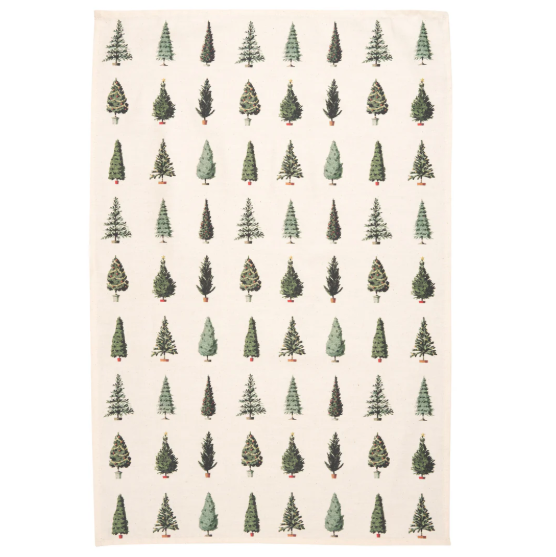 Christmas Trees Tea Towel