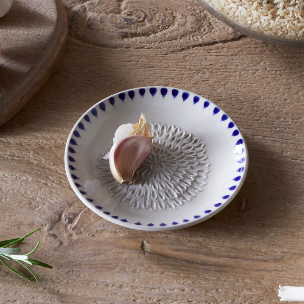 Indigo Drop Garlic Grater