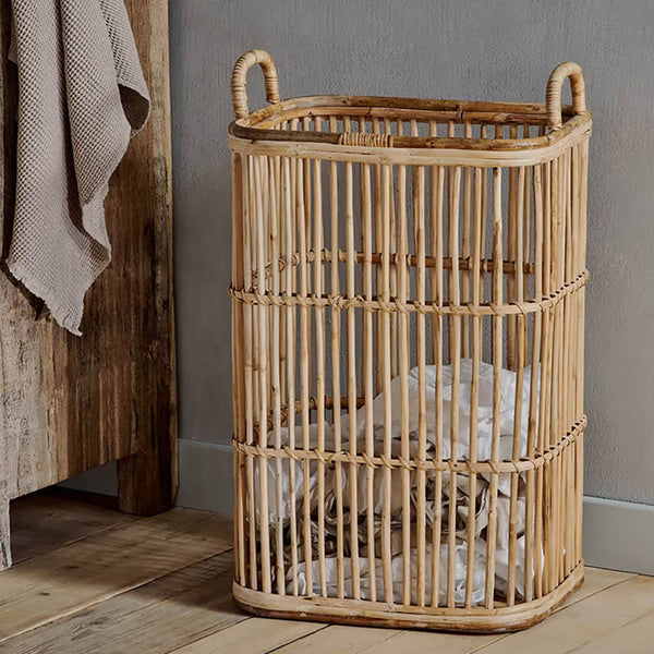 Tall Rattan Rammi Laundry Basket