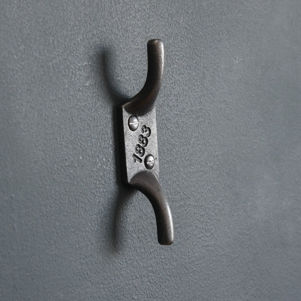 Cast iron 1883 scullery cleat hook