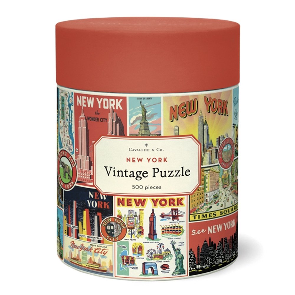 New York Collage Puzzle In Box