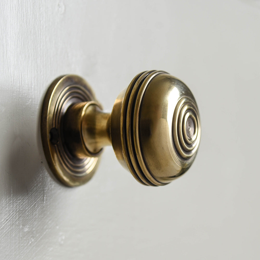 Aged brass regency bloxwich door knob