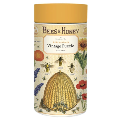 Vintage Style Bees & Honey Puzzle in Box