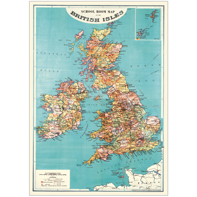 Map of the British isles