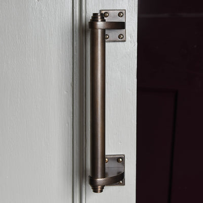 Distressed Antique Brass Bonython Door Pull Handle