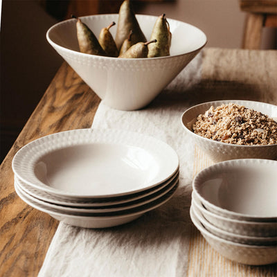 Ela Pasta Bowl seen with other items from the range