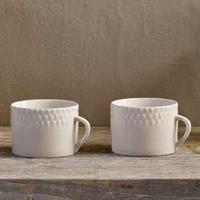 Pair of large ceramic Ela Mugs