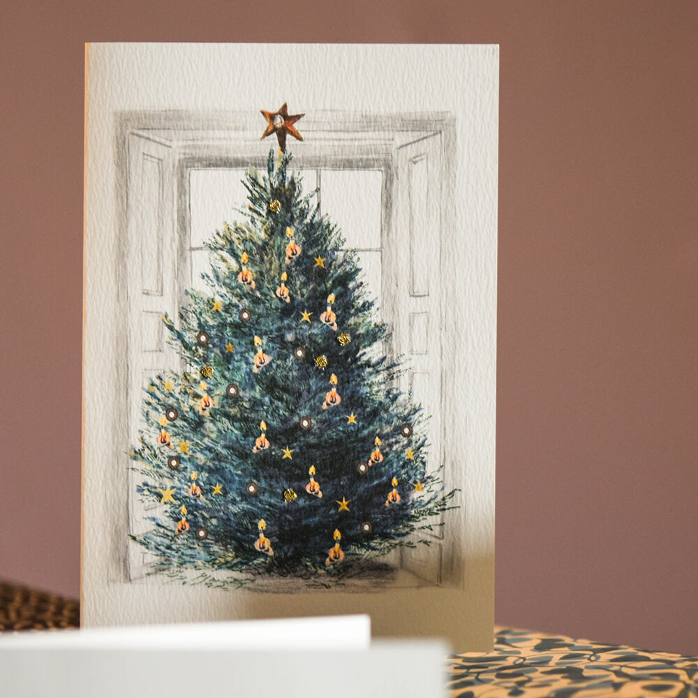 Assorted Rustic Christmas Cards - 18 Boxed Christmas Cards And Envelopes