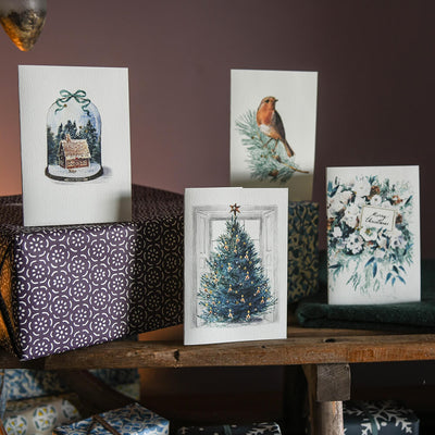 Traditional Christmas Cards by Elena Deshmuk