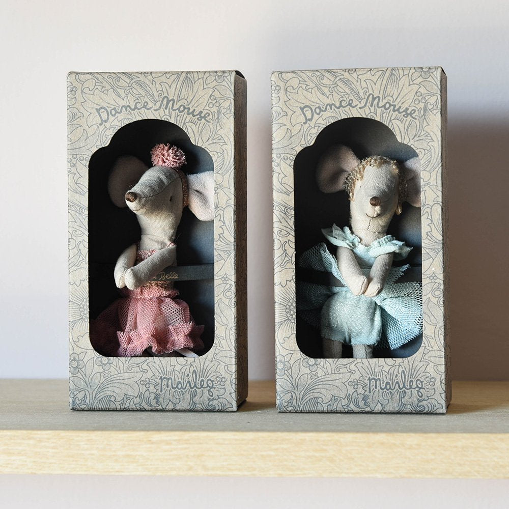 Maileg big sister dance mice in their boxes
